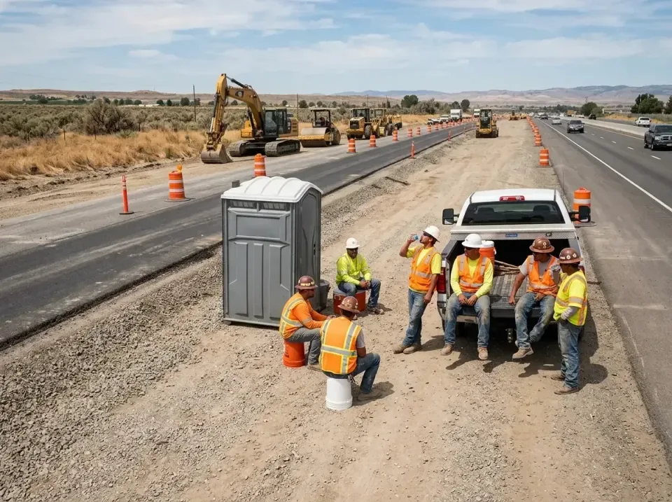 highway-road-construction-crew-007 — frequently asked questions, Porta Potty and Restroom Rentals in Nevada, IA
